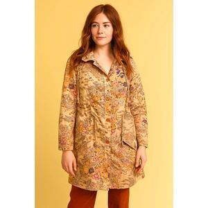 RODARTE for Target Beige Floral Raincoat Hoodie Jacket   Women's Size XS